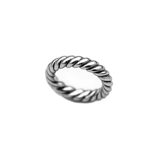 jewelry, crown, 3d render, monochrome, silver, ring, twisted, band transparent PNG cut-out