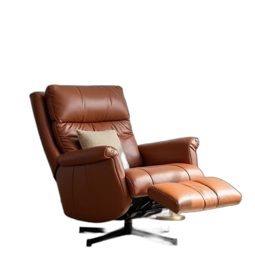 furniture, 3d render, photorealistic, financing, recliner, chair transparent PNG cut-out