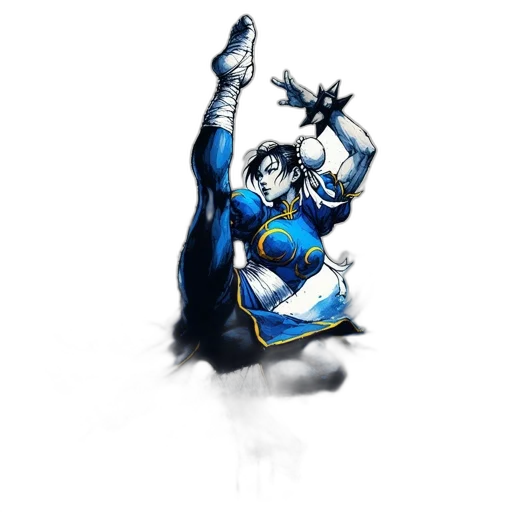sword, weapon, jacket, staff, comic book art, concept art, fantasy art, anime transparent PNG cut-out