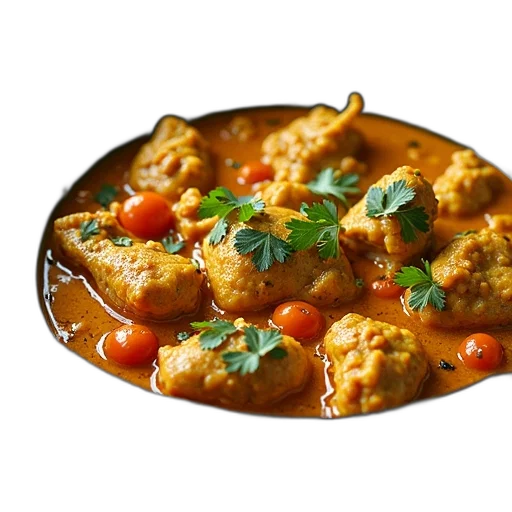 food, photorealistic, 3d render, skillet transparent PNG cut-out