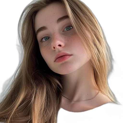 face, hair, dress, jewelry, photorealistic, oil painting, cartoon, fantasy art transparent PNG cut-out