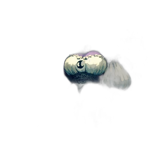 creature, hair, mask, hat, 3d render, concept art, photorealistic, watercolor transparent PNG cut-out