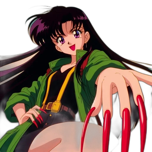 weapon, anime, vaporwave, pixel art, concept art, fire, animated, female transparent PNG cut-out