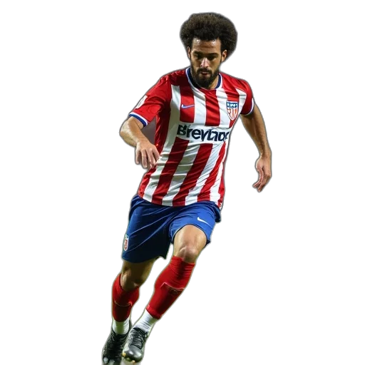hair, animal, atletico, davide, mata, action, during, match transparent PNG cut-out