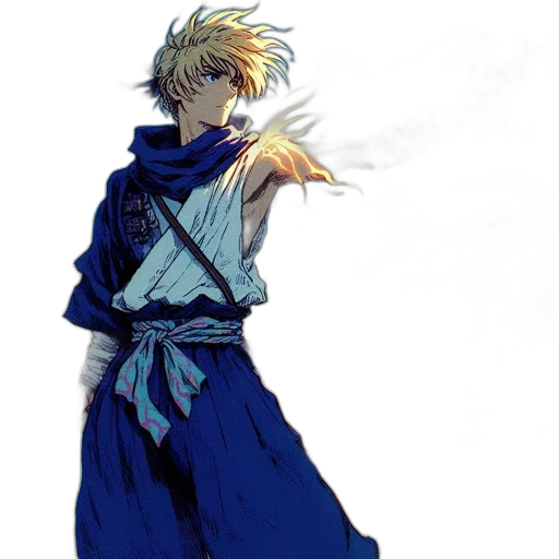 staff, sword, weapon, concept art, anime, pixel art, fantasy art, blue transparent PNG cut-out