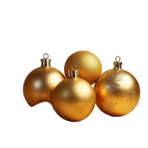 jewelry, 3d render, golden, three transparent PNG cut-out