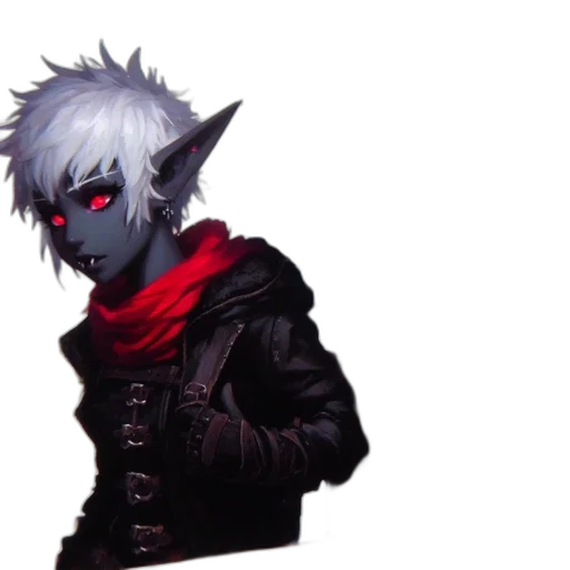 jacket, mask, staff, dragon, concept art, fantasy art, pixel art, cyberpunk transparent PNG cut-out