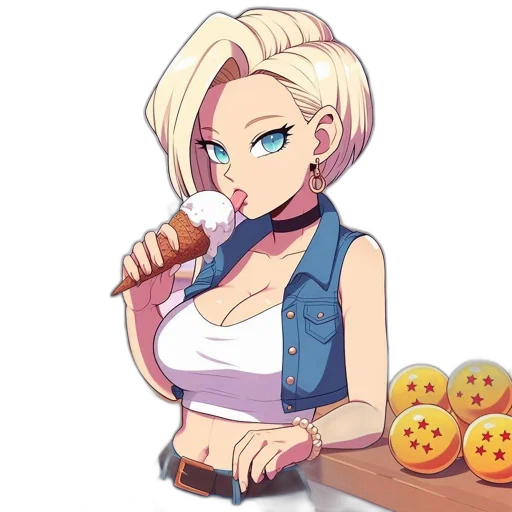 food, staff, cartoon, pixel art, anime, concept art, animated, female transparent PNG cut-out