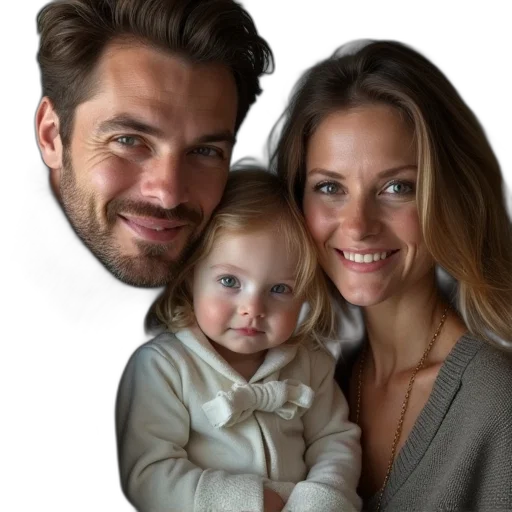 face, hair, photorealistic, german transparent PNG cut-out
