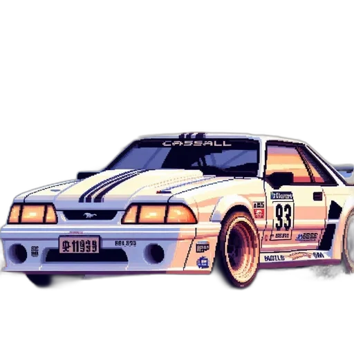 car, photorealistic, anime, pixel art, concept art, pixel, art, rendition transparent PNG cut-out
