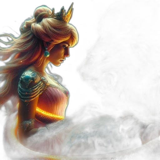 dragon, fantasy art, concept art, comic book art, photorealistic, fire, fog, golden transparent PNG cut-out