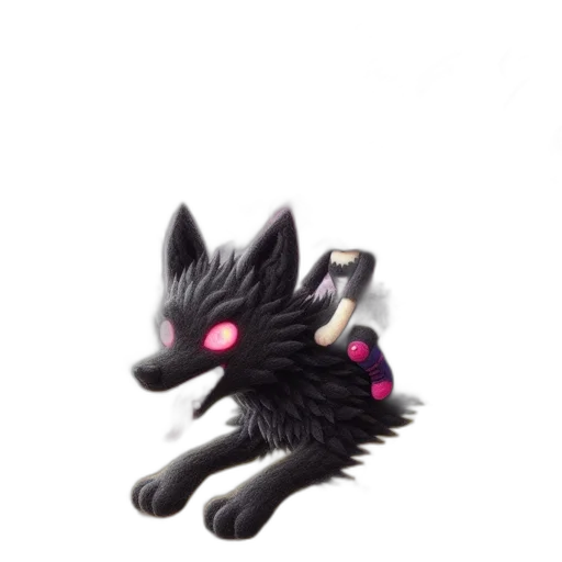 creature, staff, animal, jewelry, 3d render, concept art, pixel art, fantasy art transparent PNG cut-out