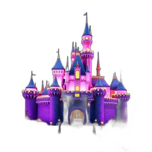 crown, building, 3d render, concept art, fantasy art, photorealistic, disney, princess transparent PNG cut-out