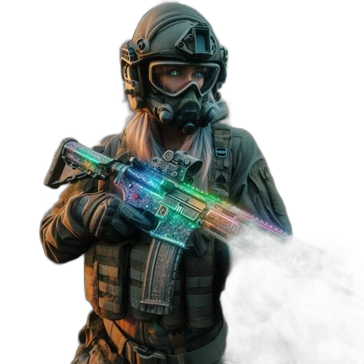 weapon, staff, concept art, pixel art, cyberpunk, 3d render, green, colorful transparent PNG cut-out