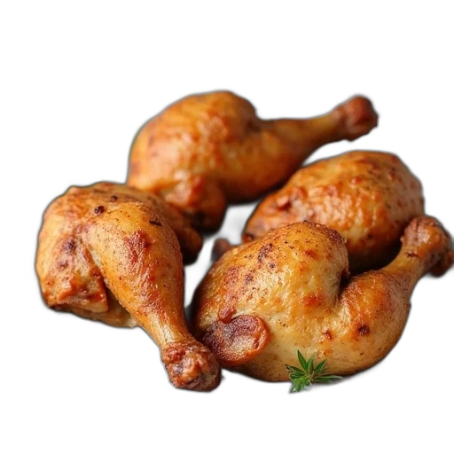 food, animal, weapon, photorealistic, 3d render, four, cooked, chicken transparent PNG cut-out