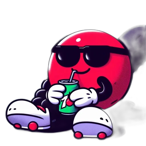 robot, food, bottle, weapon, concept art, pixel art, vaporwave, cyberpunk transparent PNG cut-out