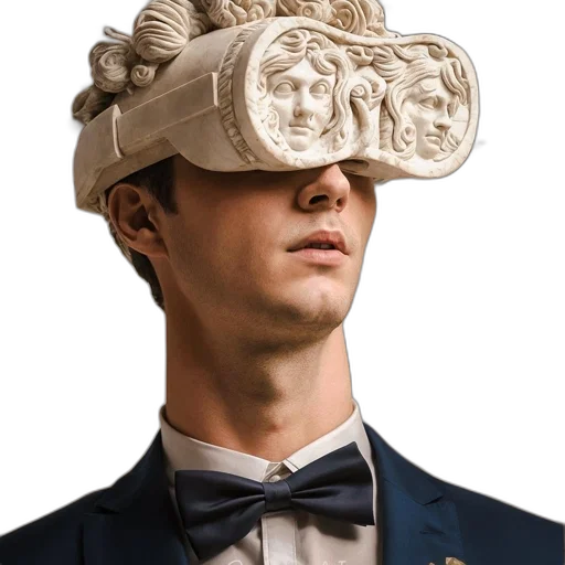 mask, hat, face, crown, 3d render, photorealistic, concept art, man transparent PNG cut-out