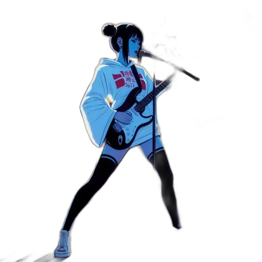 staff, sword, weapon, jacket, concept art, fantasy art, anime, comic book art transparent PNG cut-out
