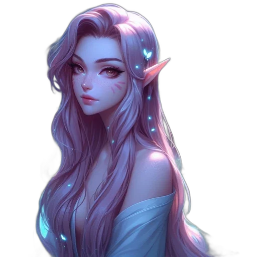 face, dress, dragon, staff, fantasy art, concept art, pixel art, watercolor transparent PNG cut-out