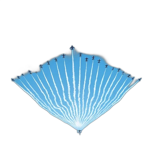 umbrella, staff, jewelry, weapon, 3d render, vaporwave, blue, dense transparent PNG cut-out