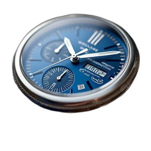 jewelry, 3d render, photorealistic, blue, close-up, image, wristwatch, dial transparent PNG cut-out