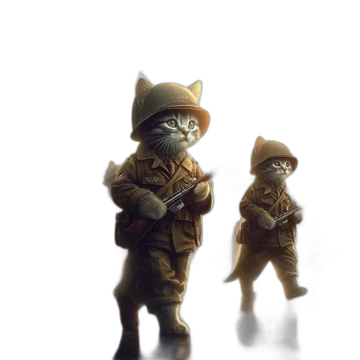 staff, jacket, animal, concept art, 3d render, fantasy art, pixel art, golden transparent PNG cut-out