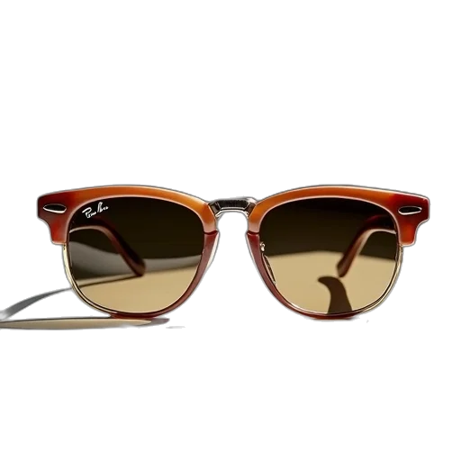 3d render, ray, ban, 54mm, sunglasses transparent PNG cut-out