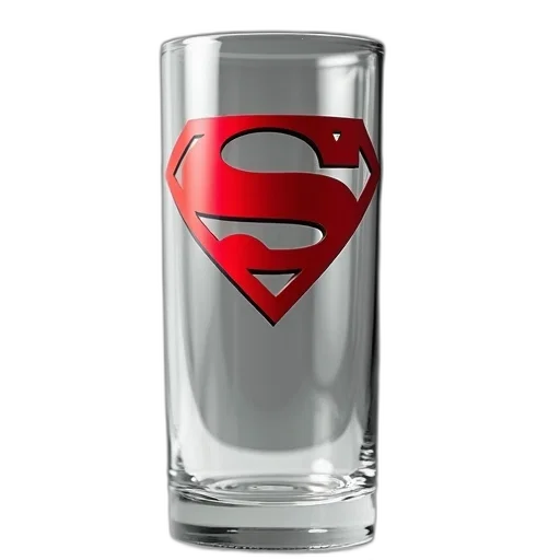 bottle, 3d render, photorealistic, comic book art, clear, glass, red, superhero transparent PNG cut-out