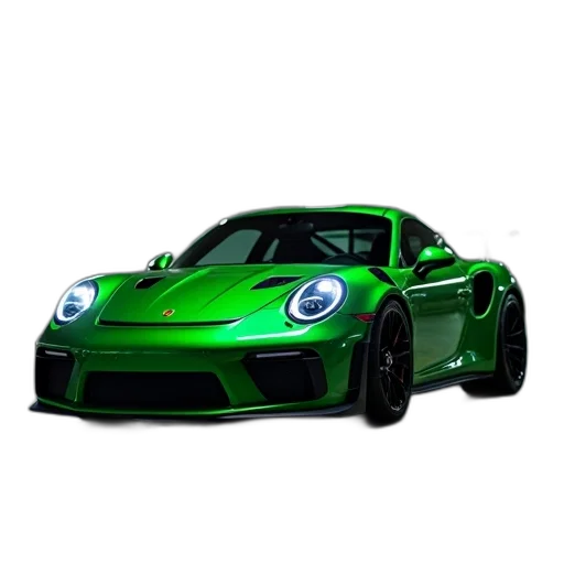 car, animal, weapon, 3d render, photorealistic, concept art, green, sleek transparent PNG cut-out