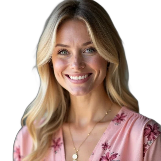 staff, jewelry, face, dress, photorealistic, woman, blonde, hair transparent PNG cut-out