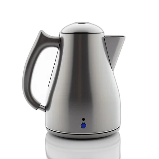 robot, staff, 3d render, photorealistic, sleek, modern, electric, kettle transparent PNG cut-out