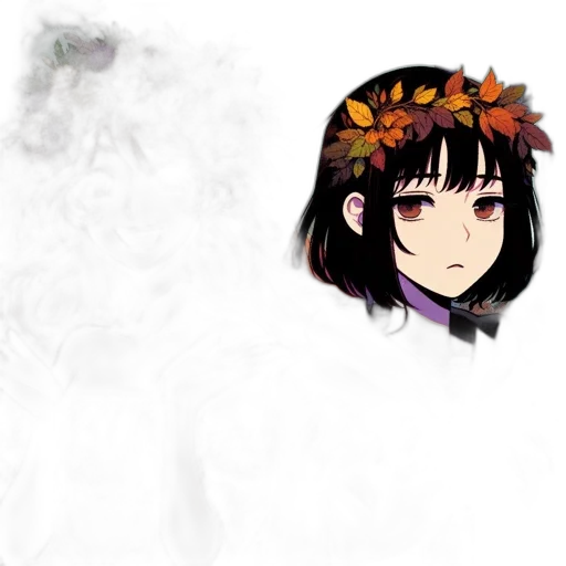 mask, crown, flower, dragon, anime, fantasy art, concept art, pixel art transparent PNG cut-out