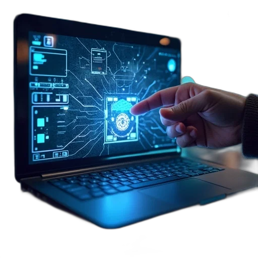 cyberpunk, 3d render, advertisement, technology transparent PNG cut-out