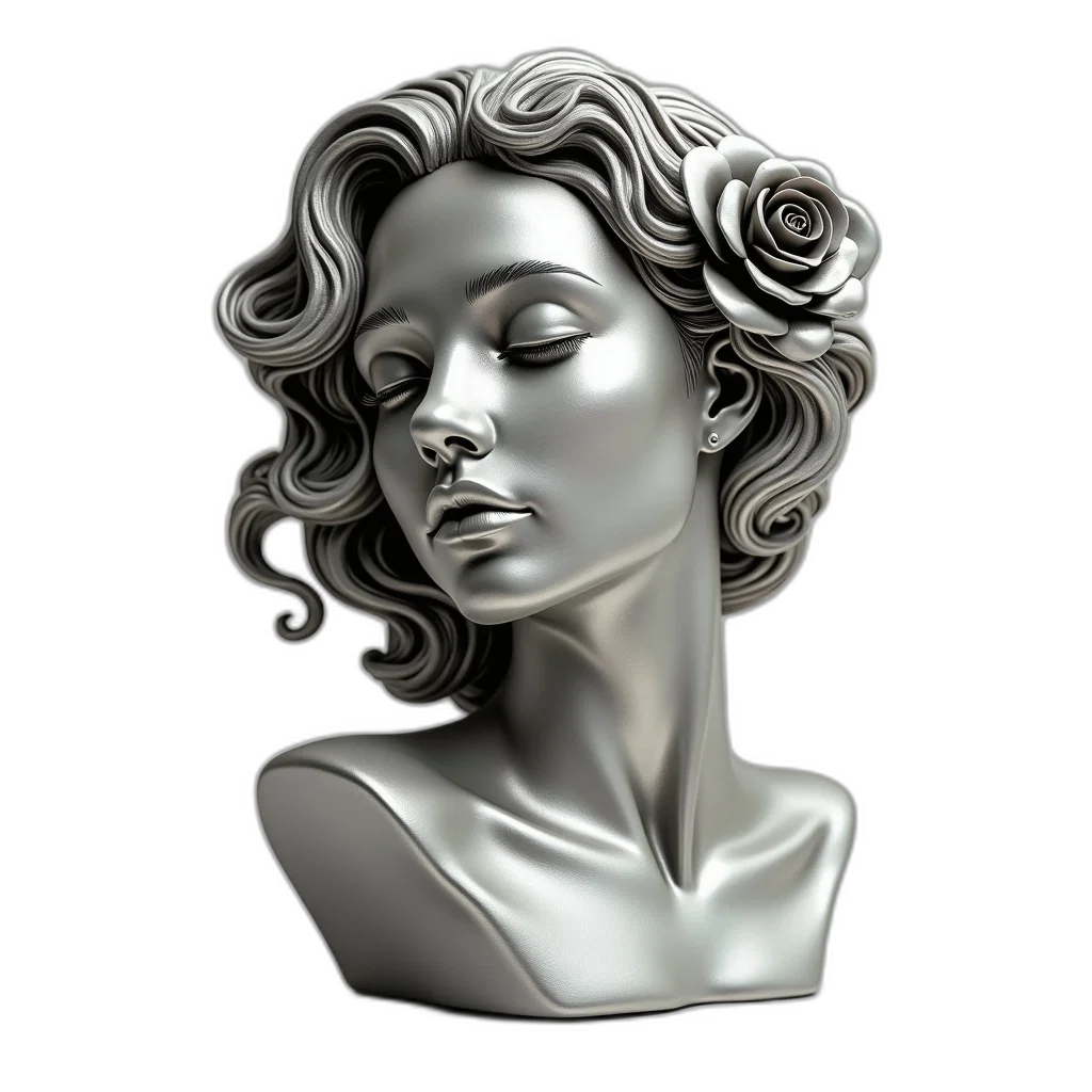 face, crown, jewelry, mask, photorealistic, 3d render, fantasy art, concept art transparent PNG cut-out