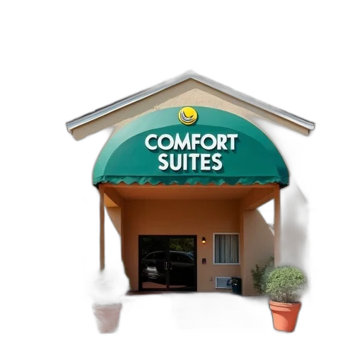 3d render, concept art, first, image, shows, exterior, hotel, large transparent PNG cut-out