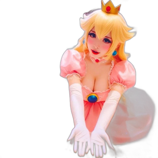 dress, crown, weapon, staff, 3d render, anime, pixel art, concept art transparent PNG cut-out