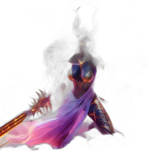 dragon, sword, staff, weapon, fantasy art, concept art, pixel art, 3d render transparent PNG cut-out