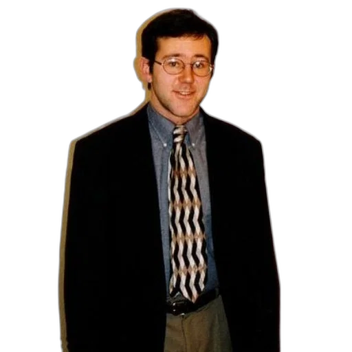 jacket, staff, animal, robot, photorealistic, man, wearing, black transparent PNG cut-out