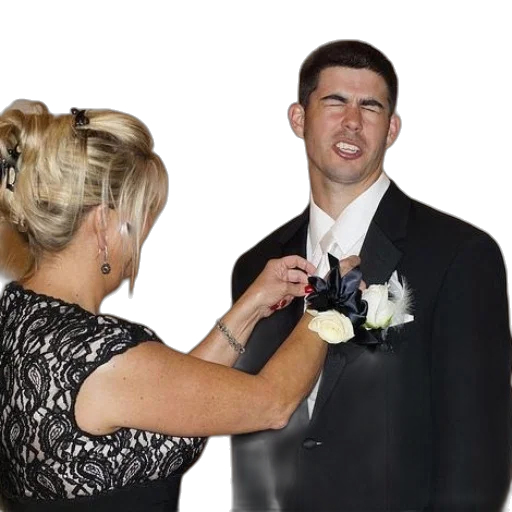 staff, jewelry, dress, woman, pins, boutonniere, man, suit transparent PNG cut-out