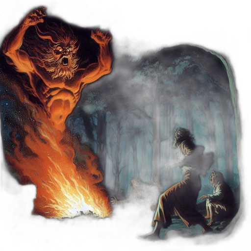 creature, dragon, concept art, fantasy art, comic book art, pixel art, fire, night transparent PNG cut-out