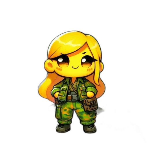 staff, weapon, jacket, animal, pixel art, concept art, 3d render, cartoon transparent PNG cut-out