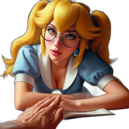 staff, face, jewelry, anime, photorealistic, cartoon, comic book art, animated transparent PNG cut-out