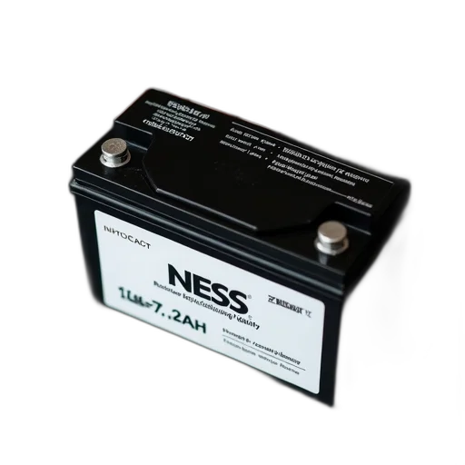 black, white, sealed, rechargeable, lead, acid, battery, brand transparent PNG cut-out