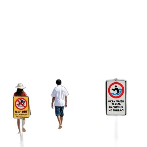 umbrella, concept art, pixel art, photorealistic, 3d render, beach, city street, fog transparent PNG cut-out