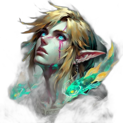 face, mask, dragon, staff, fantasy art, concept art, pixel art, watercolor transparent PNG cut-out
