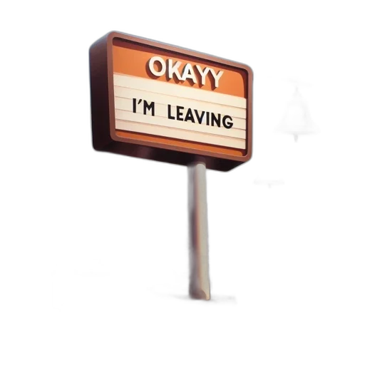 staff, furniture, 3d render, concept art, retro-styled, motel, slogan, leaving transparent PNG cut-out