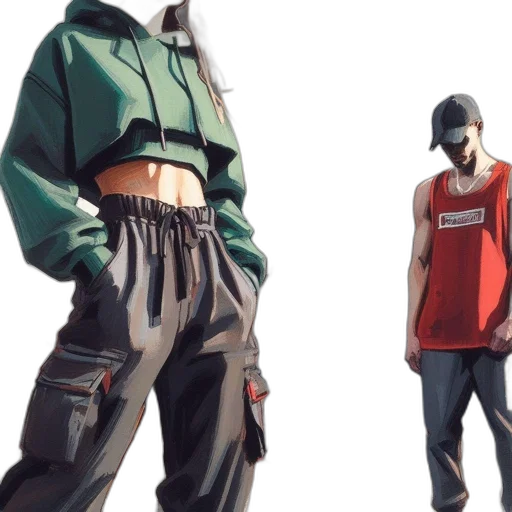 jacket, concept art, cyberpunk, 3d render, photorealistic, earth tones, monochrome, dark transparent PNG cut-out