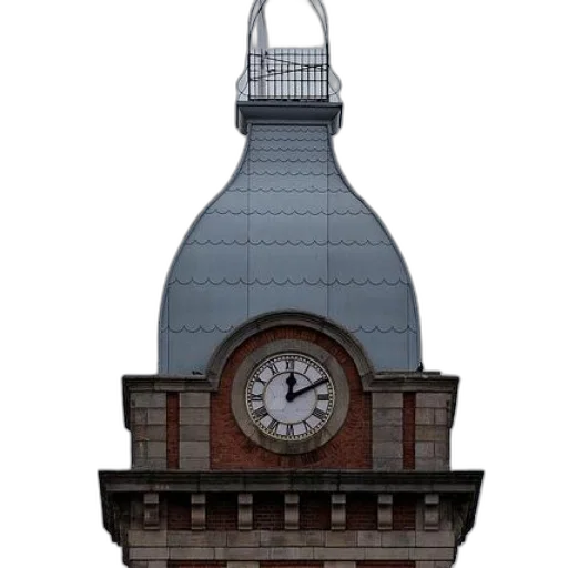 building, crown, 3d render, photorealistic, concept art, pixel art, clock, tower transparent PNG cut-out