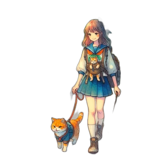 staff, animal, weapon, creature, pixel art, concept art, fantasy art, watercolor transparent PNG cut-out
