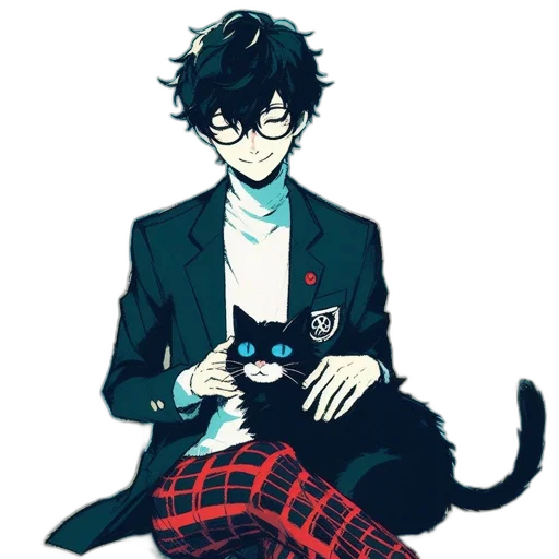 animal, pixel art, anime, cartoon, concept art, dark, monochrome, blue transparent PNG cut-out